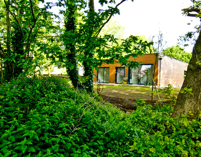 Maison niveau BBC à Bannalec (29) - Charpente, Menuiserie, Ossature bois en Bretagne